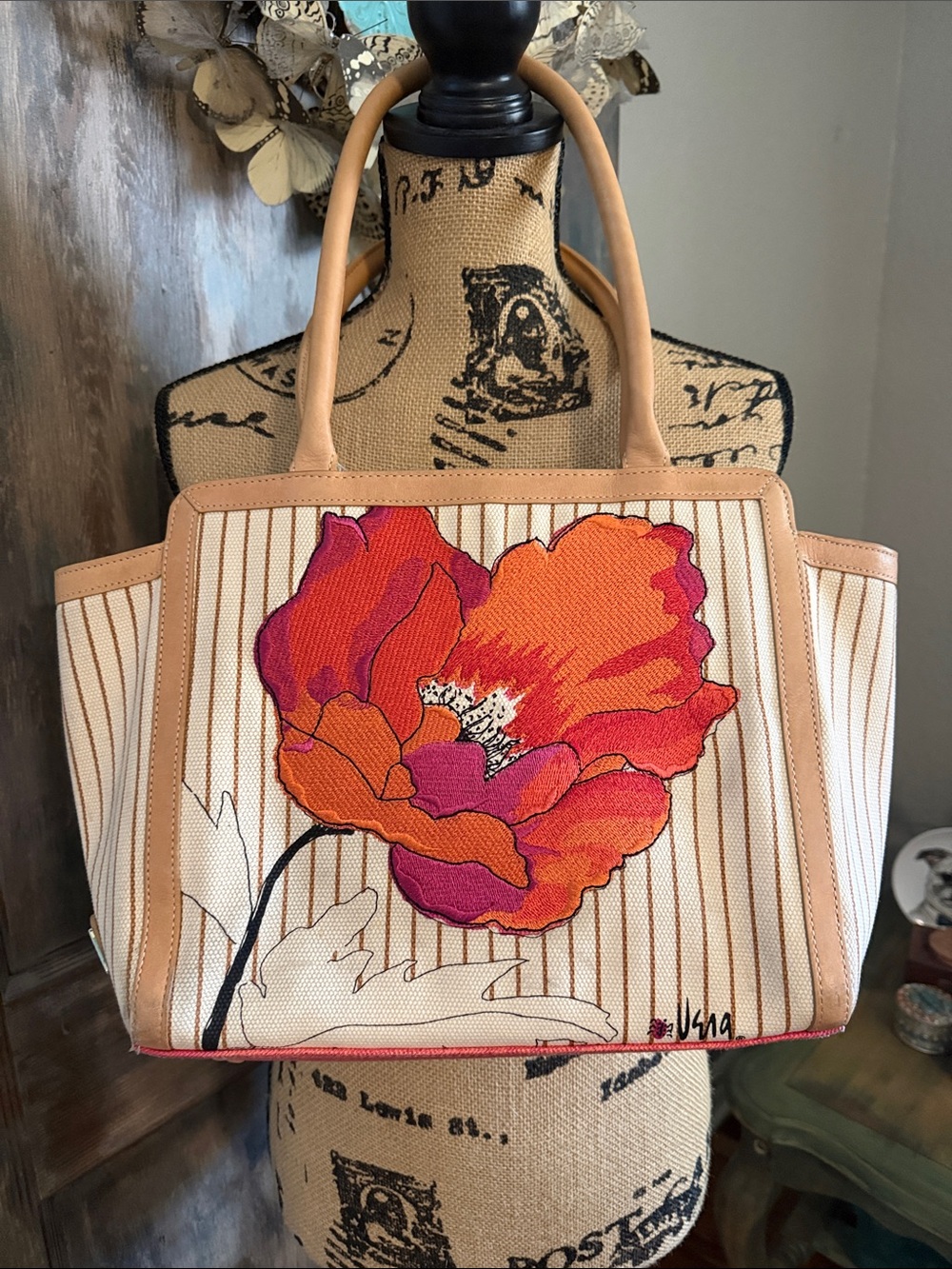 Brighton Poppy Tote